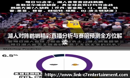 湖人对阵鹈鹕精彩直播分析与赛前预测全方位解读